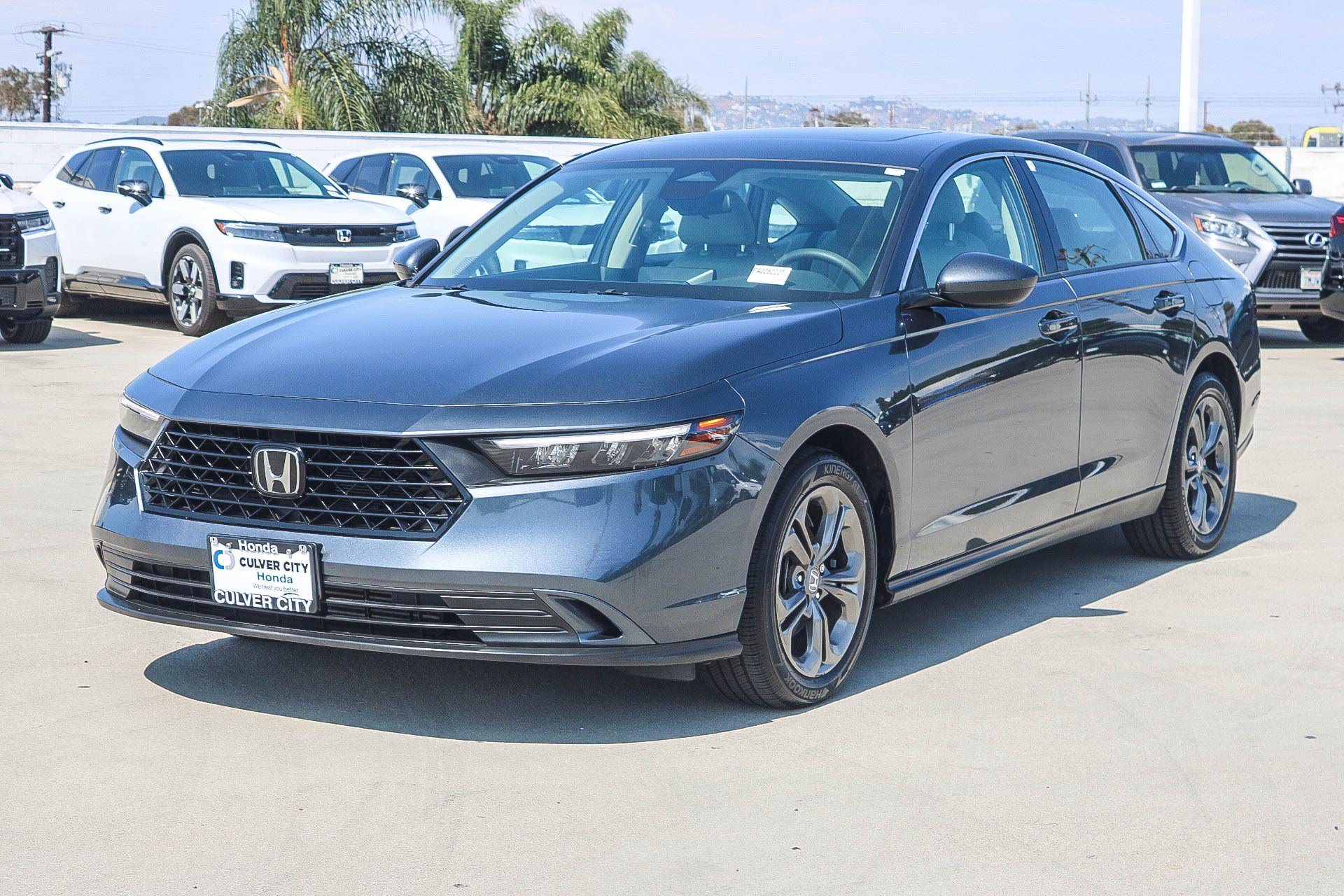 Used 2023 Meteorite Gray Metallic Honda EX image 3