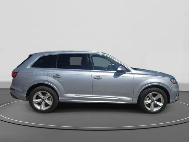 Silver 2021 Audi Q7 SUV / Crossover All-Wheel Drive 8-Speed Automatic