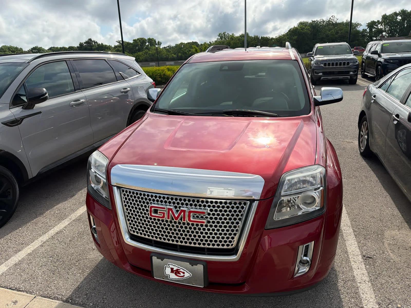 Used 2015 Crystal Red Tintcoat GMC Denali image 2