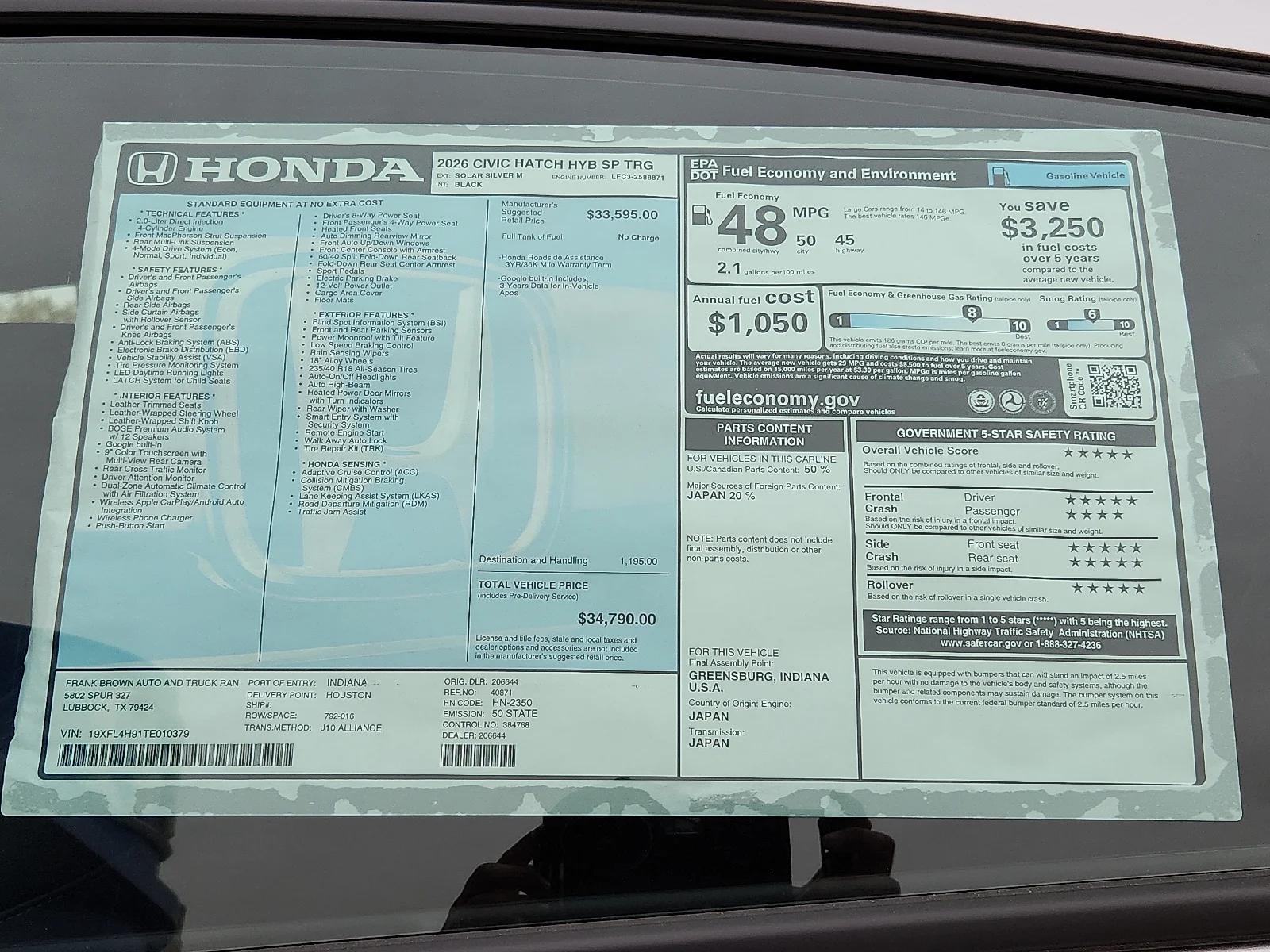 New 2026 Silver Honda Sport Touring image 11