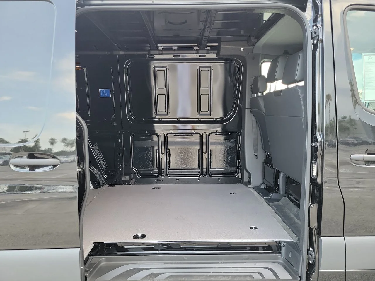 New 2026 Obsidian Black Metallic Mercedes-Benz Cargo 144 WB image 14