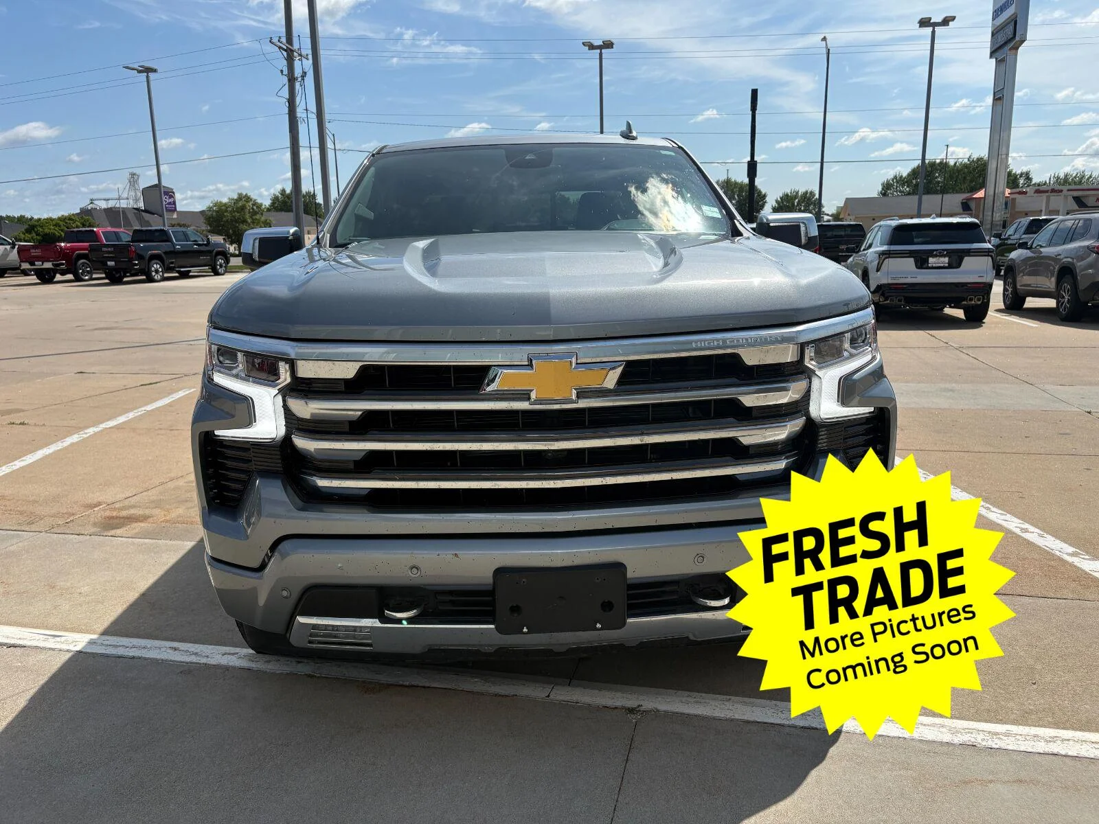 Used 2024 Sterling Gray Metallic Chevrolet High Country image 1