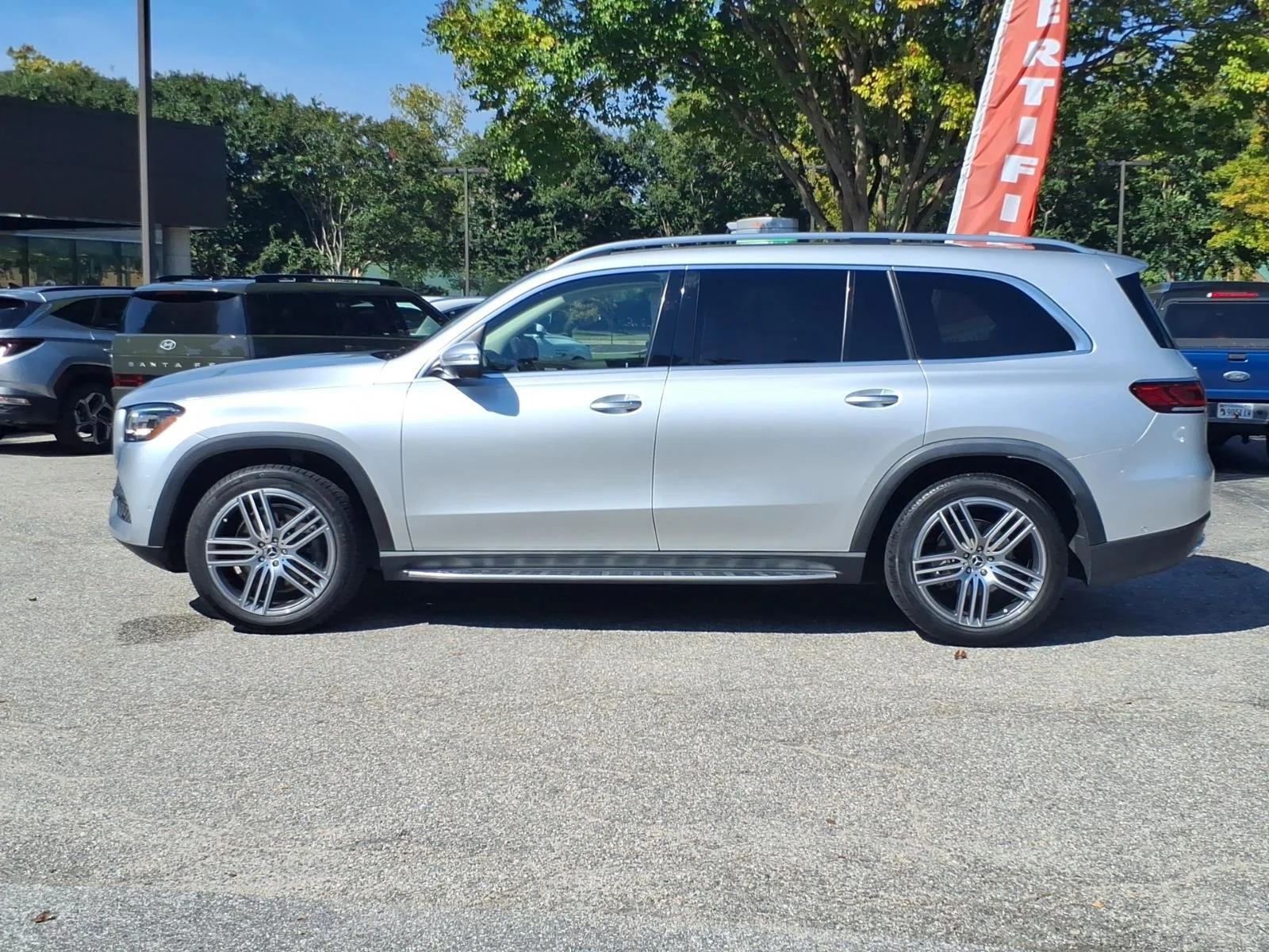Used 2020 Iridium Silver Metallic Mercedes-Benz GLS 450 image 3