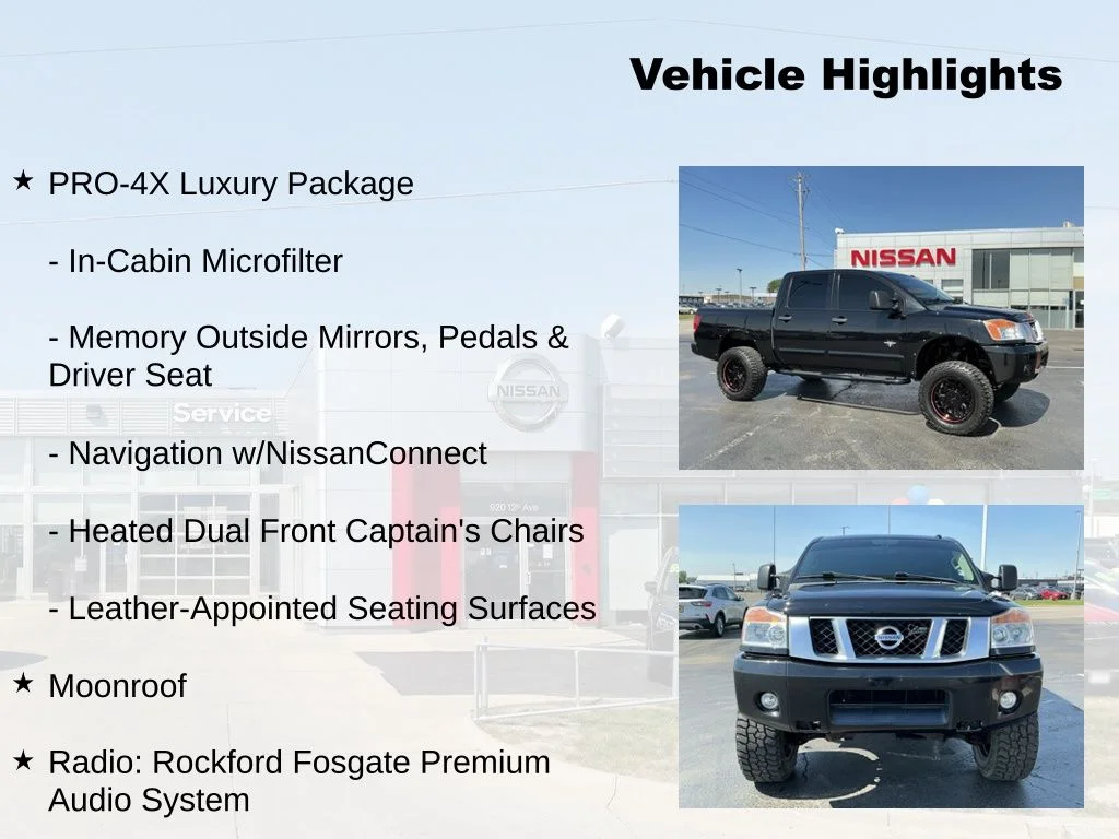 Certified Used 2014 Black Nissan PRO-4X image 9