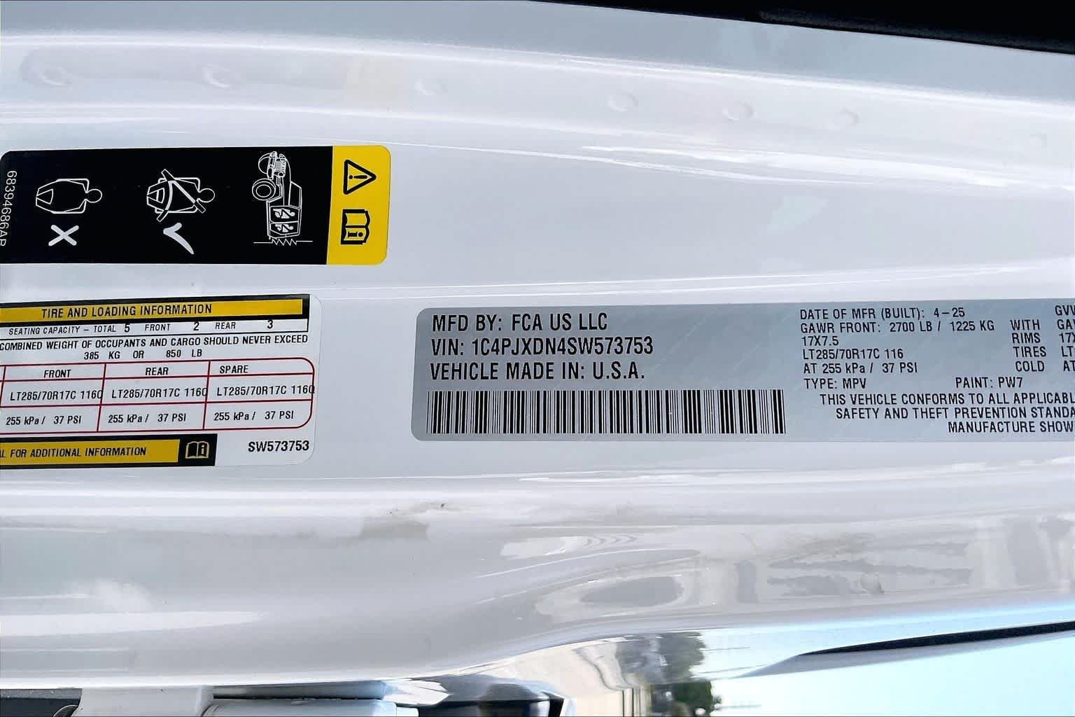 Used 2025 Bright White Clearcoat Jeep Willys image 34