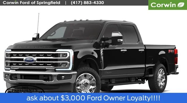 New 2026 Agate Black Metallic Ford F-350® Lariat® image 1