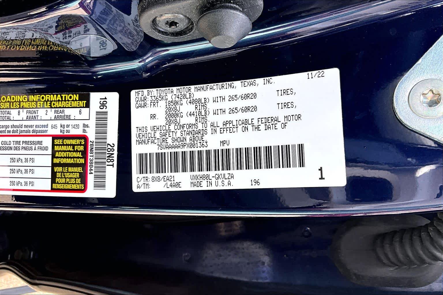 Used 2023 Blueprint Toyota Limited image 34