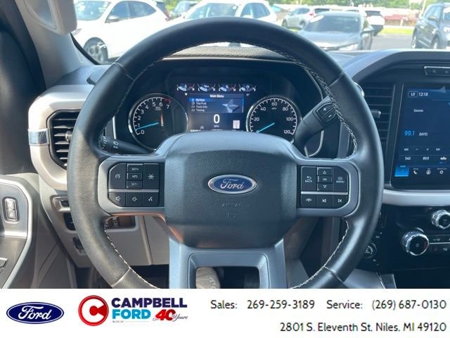 Certified Used 2023 Agate Black Metallic Ford XLT image 35