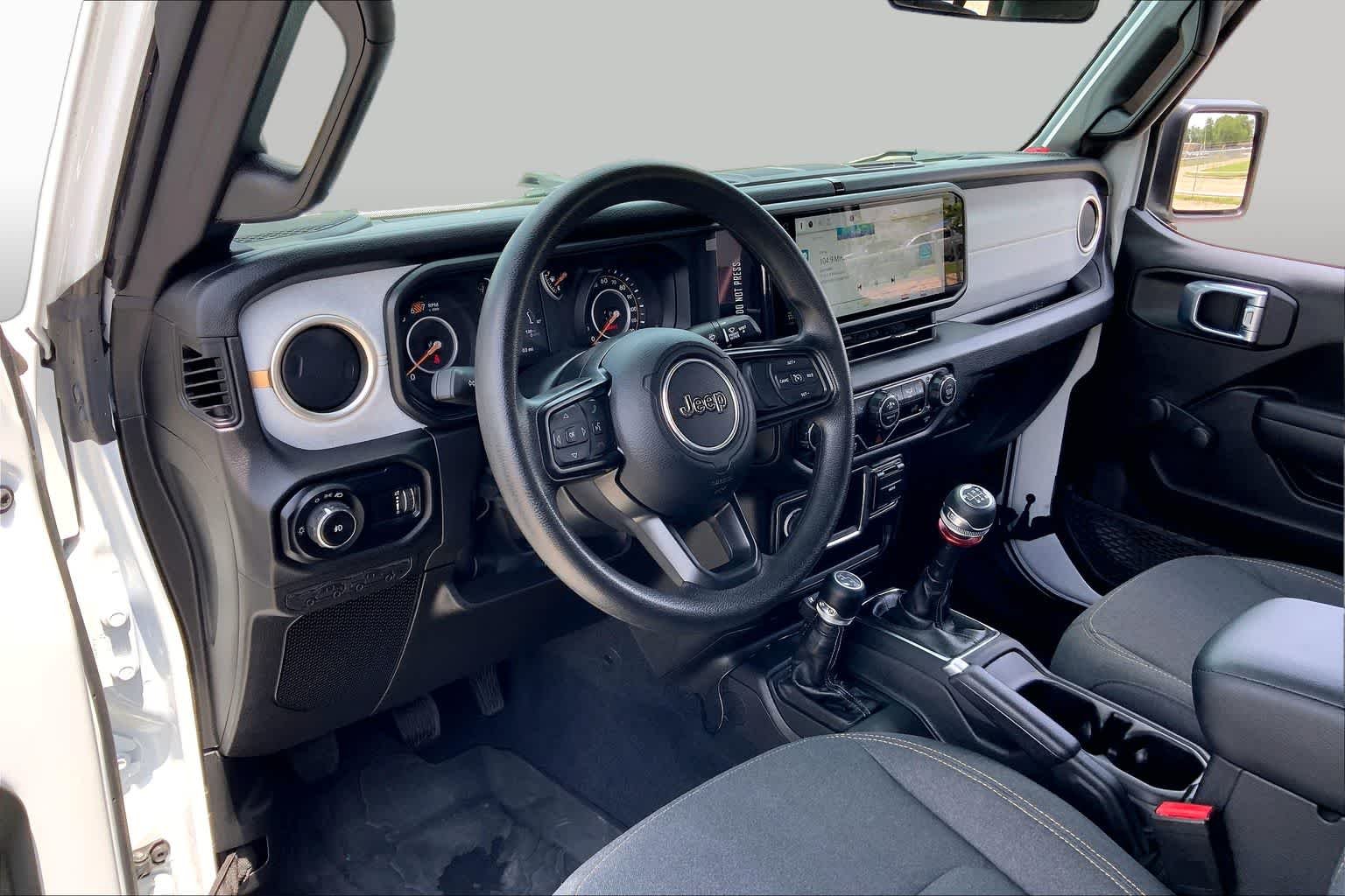 Used 2024 Bright White Clearcoat Jeep Sport image 17