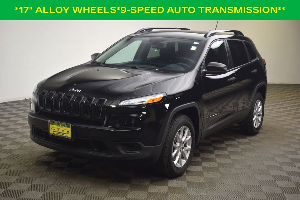 Used 2017 Jeep Cherokee Sport with VIN 1C4PJMAB3HW582509 for sale in Norton, OH