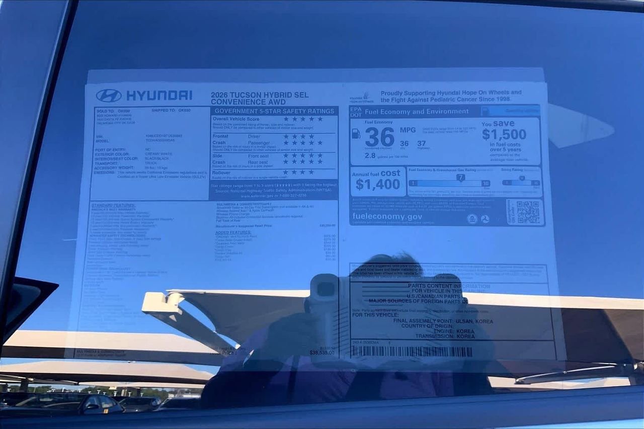 New 2026 Creamy White Pearl Hyundai SEL Convenience image 18