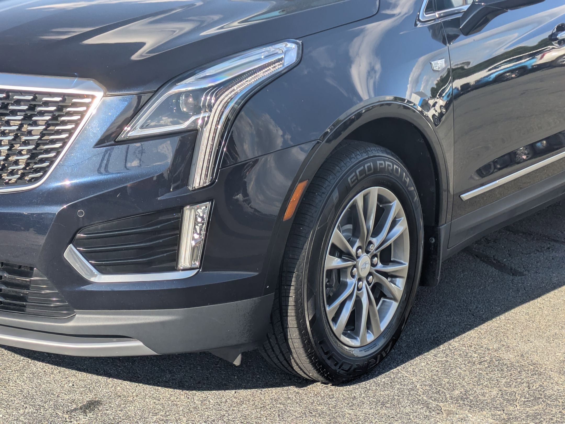 Used 2021 Dark Moon Blue Metallic Cadillac AWD Premium Luxury image 9