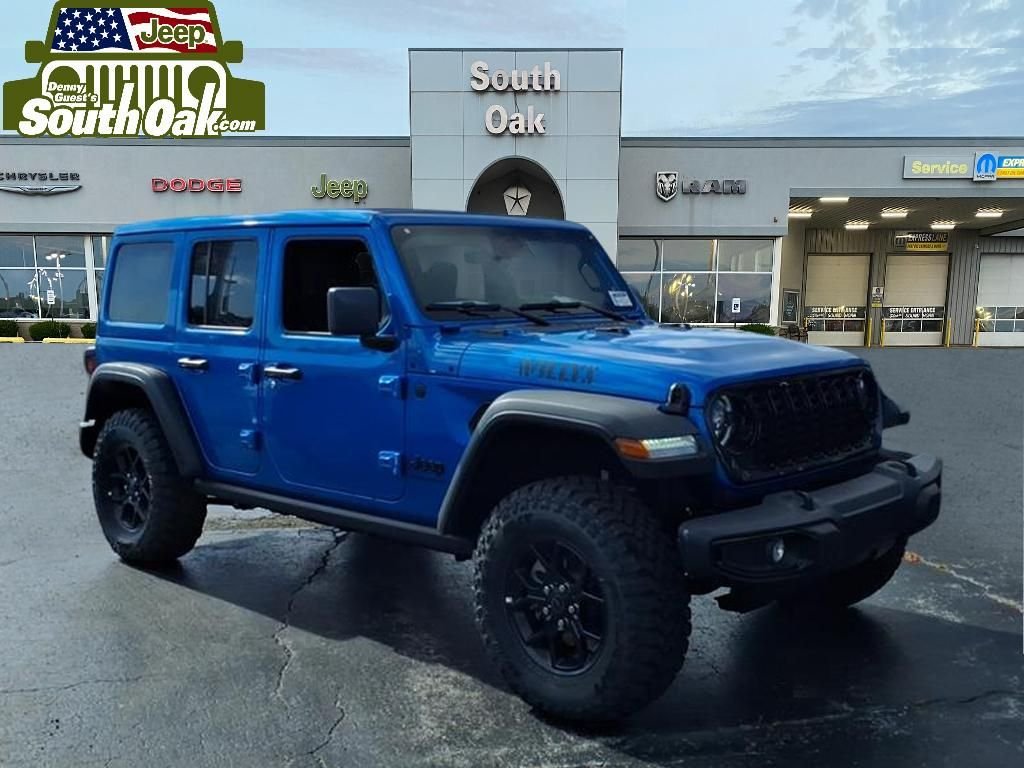 New 2026 Hydro Blue Pearl-Coat Exterior Paint Jeep Willys image 1