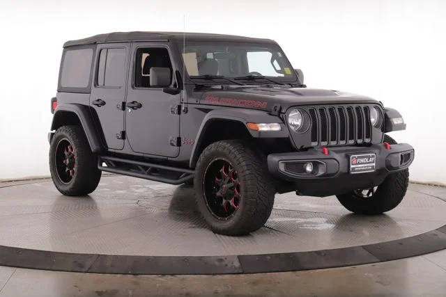 Used 2018 Black Jeep Unlimited Rubicon image 2