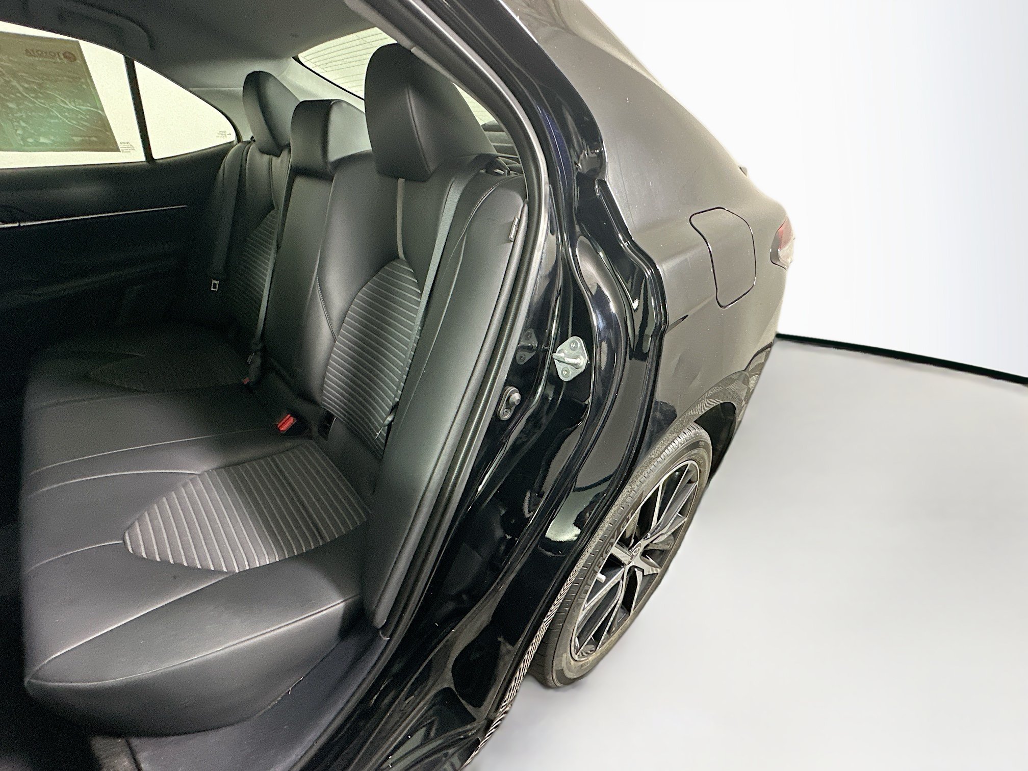 Used 2023 Midnight Black Metallic Toyota SE image 25