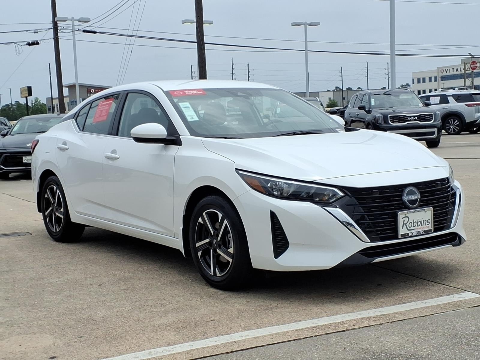 2025 Nissan Sentra SV White at Robbins Nissan
