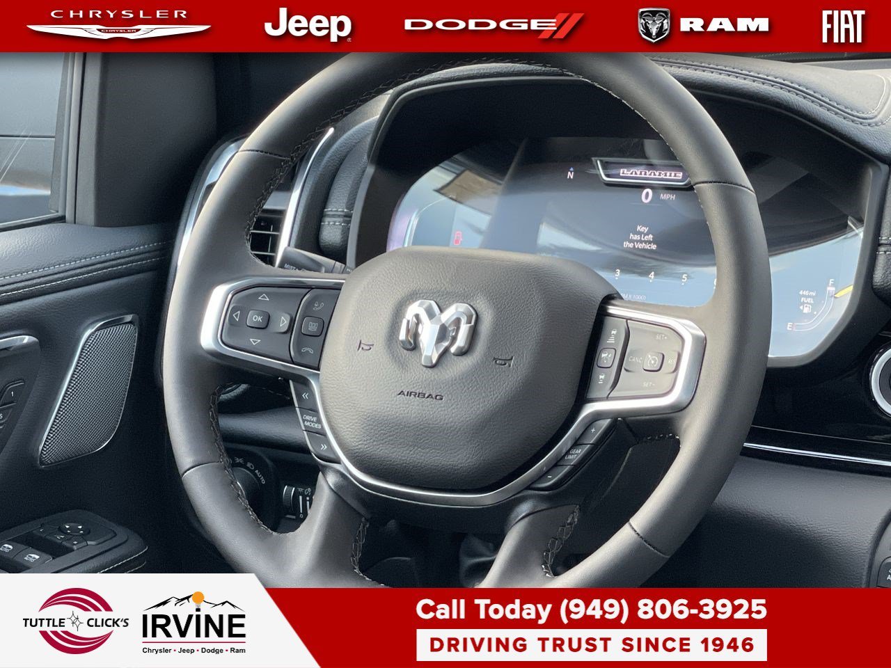 New 2026 Bright White Clear-Coat Exterior Paint RAM Laramie image 15