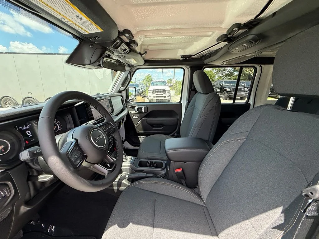 New 2026 Bright White Clear-Coat Exterior Paint Jeep Sport S image 12