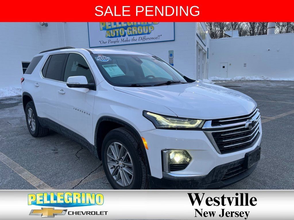 Summit White 2022 Chevrolet Traverse LT Cloth FWD SUV / Crossover Front-Wheel Drive Automatic