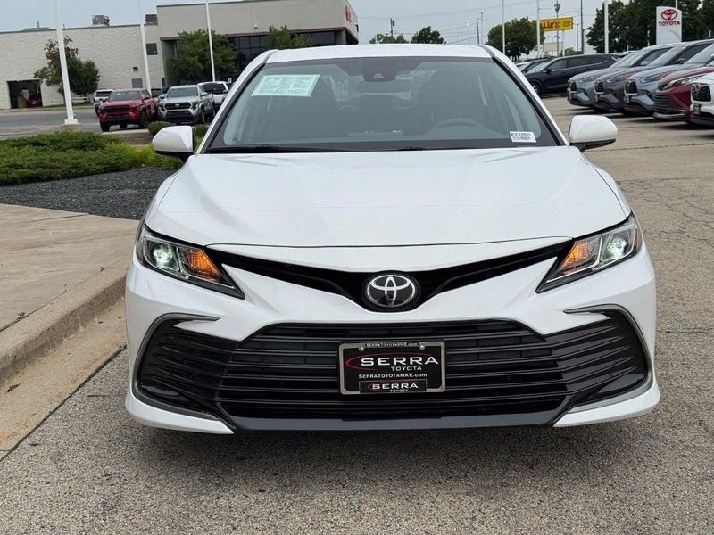 Used 2021 Super White Toyota LE image 8