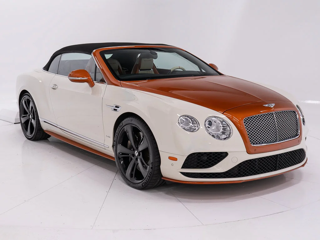 Certified Used 2017 Orange Flame over Ghost White by Mulliner PCG Bentley W12 Convertible image 16