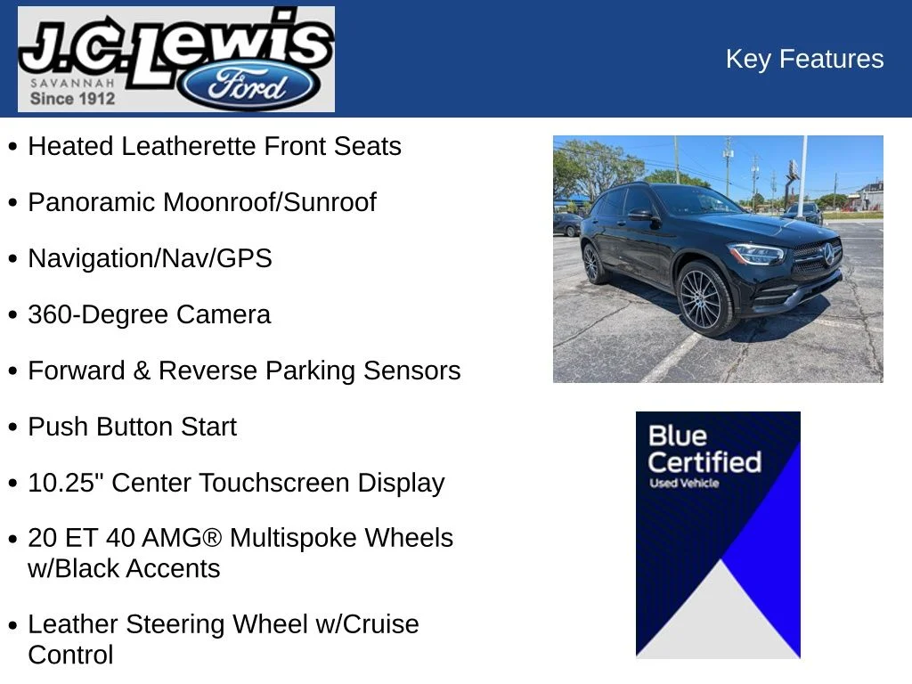 Certified Used 2022 Black Mercedes-Benz GLC 300 image 29