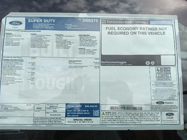 New 2026 Oxford White Ford F-250® XL image 37