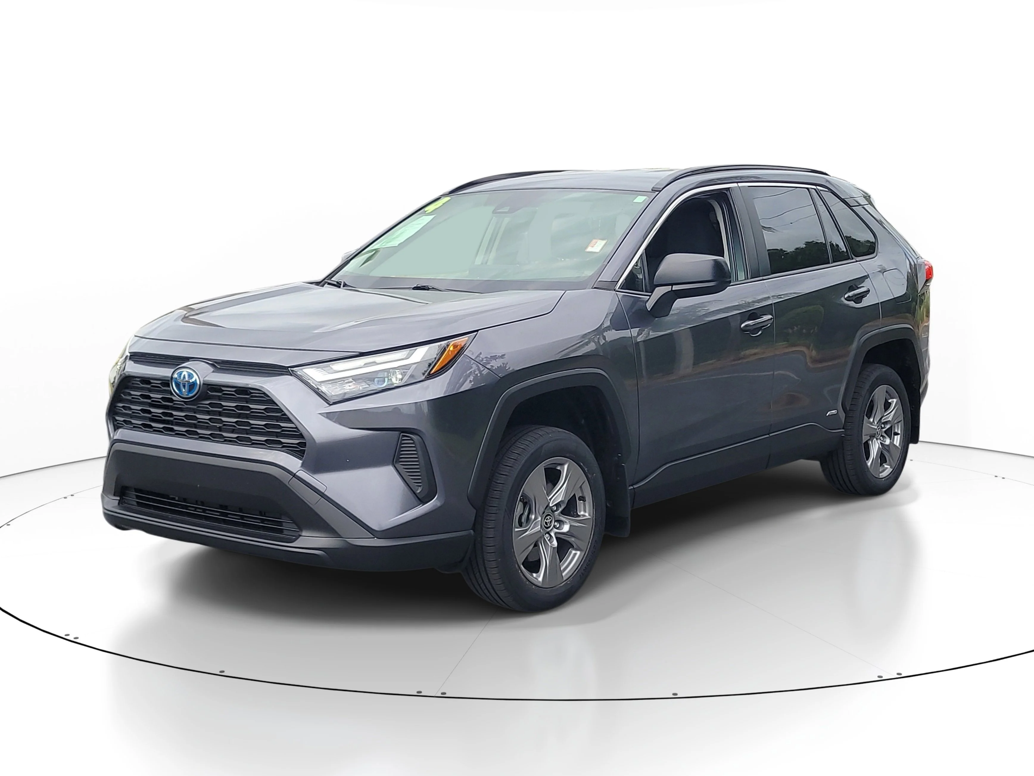 Used 2024 Magnetic Gray Metallic Toyota Hybrid LE image 3
