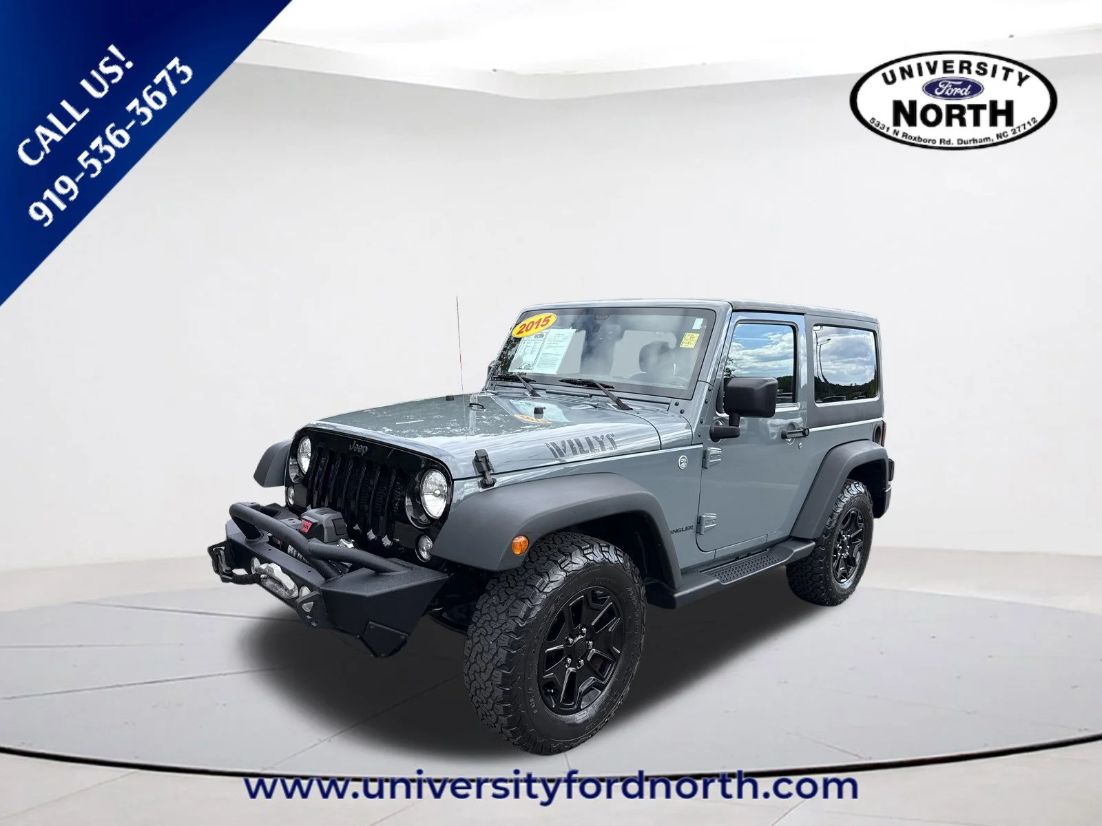 Used 2015 Anvil Clearcoat Jeep Willys Wheeler image 3