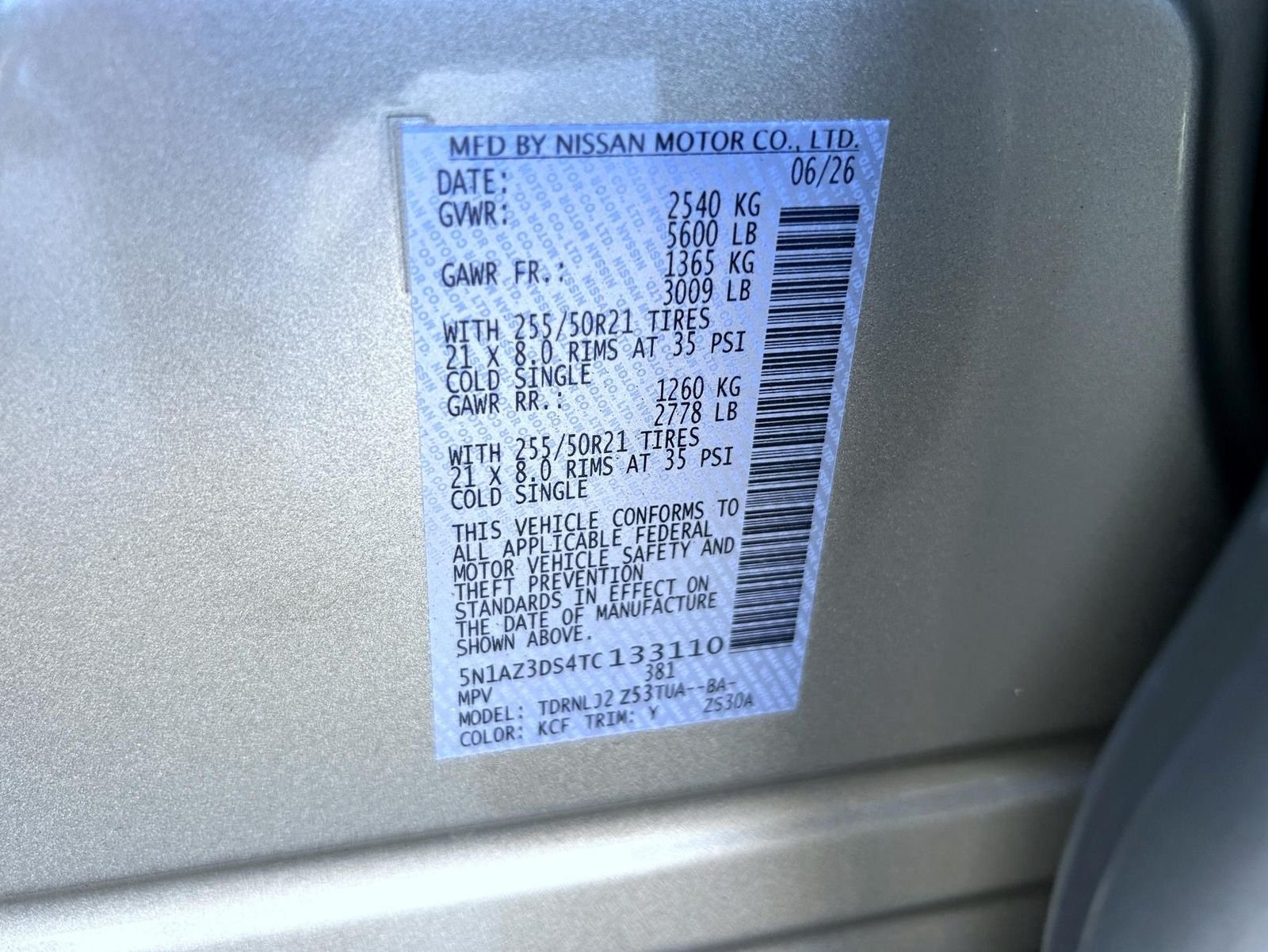 New 2026 Champagne Silver Metallic Nissan Platinum image 25