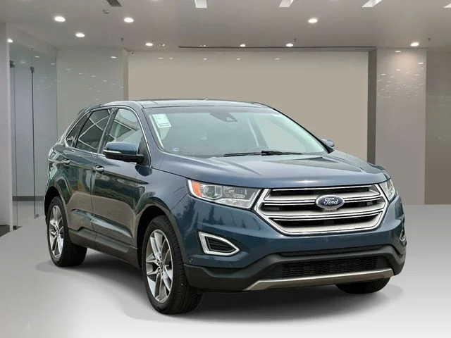 Used 2016 Blue Ford Titanium image 6