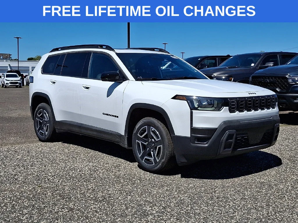 New 2026 Bright White Clear-Coat Exterior Paint Jeep Limited image 1