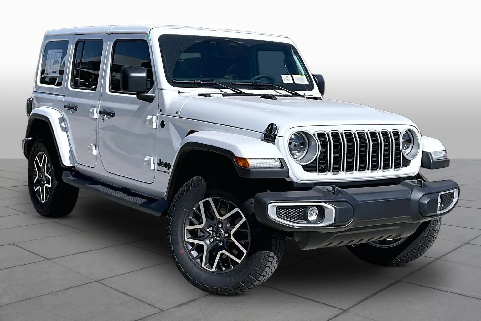 New 2026 Bright White Clearcoat Jeep Sahara image 3