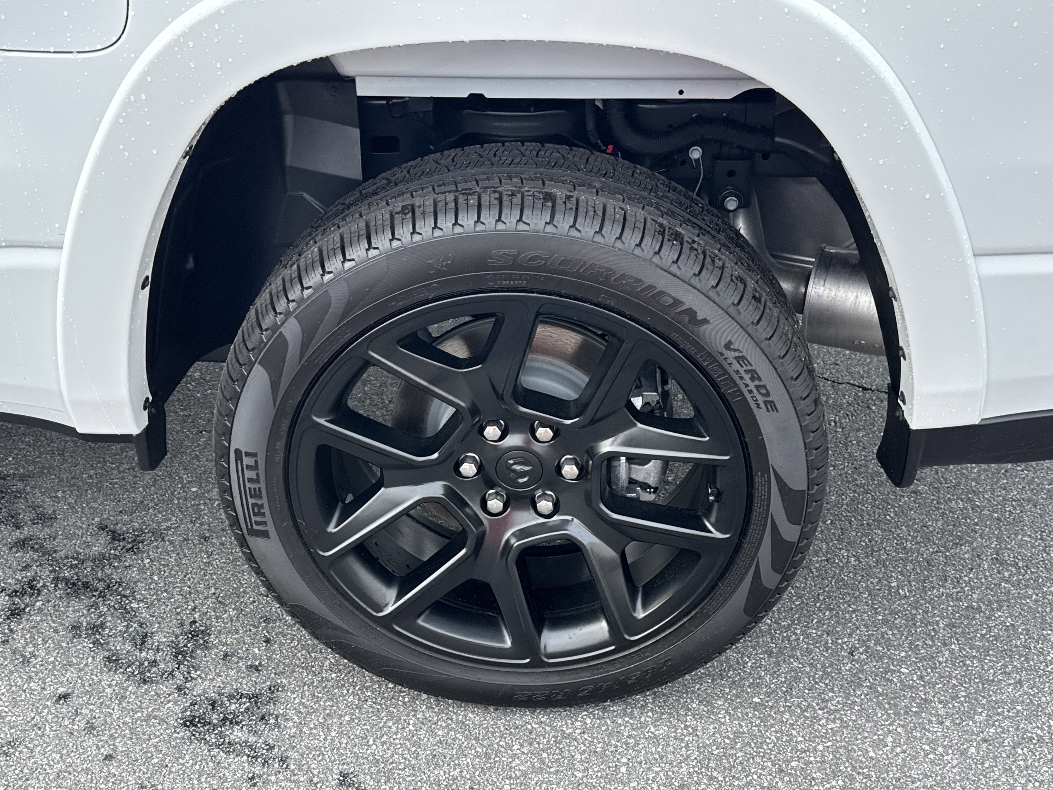 New 2026 Bright White Clear-Coat Exterior Paint RAM Laramie image 13