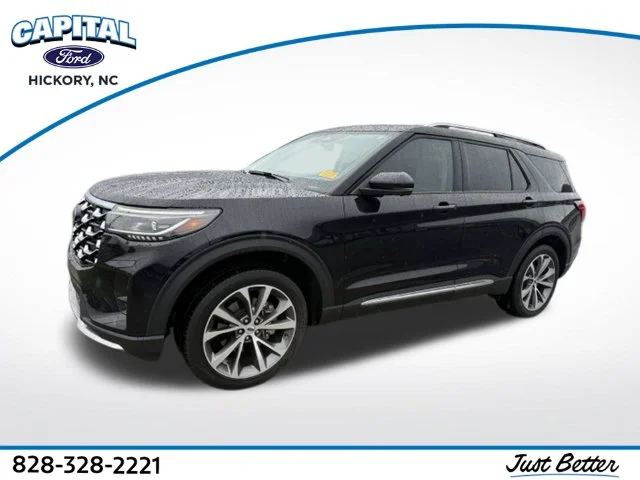 Used 2025 Black Ford Platinum image 1