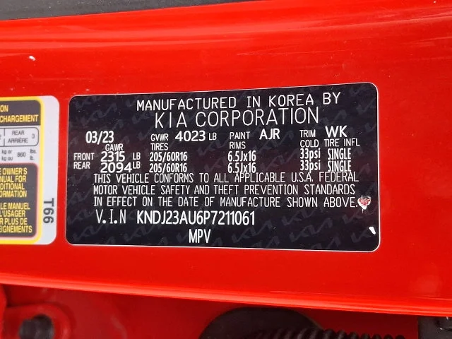 Certified Used 2023 Red Kia LX image 28