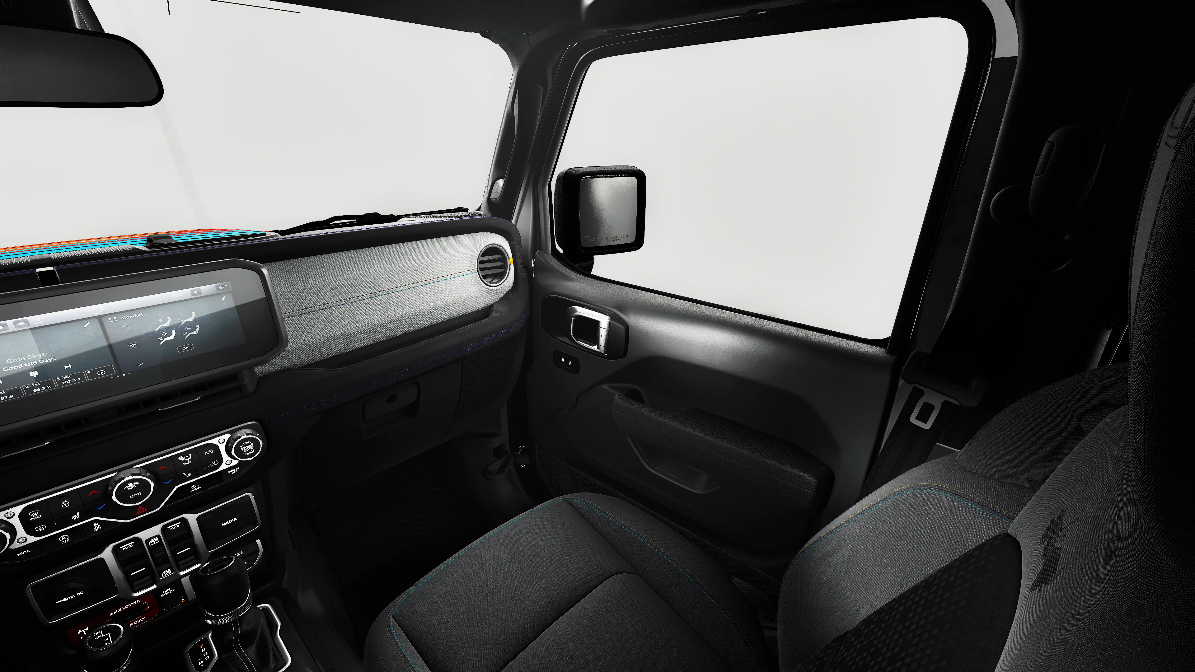 New 2027 Black Clear-Coat Paint Jeep Rewind image 7