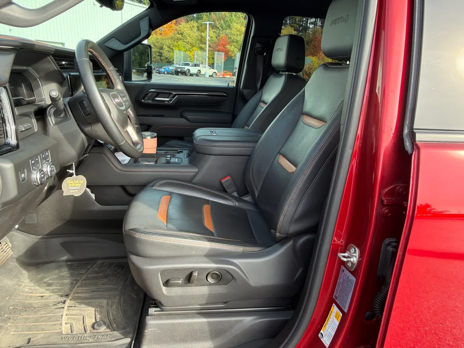 Used 2025 Volcanic Red Tintcoat GMC AT4 image 4