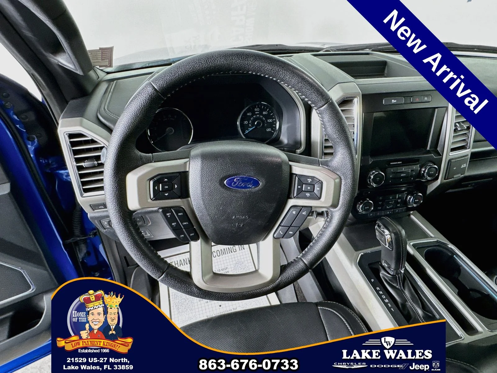 Certified Used 2016 Blue Ford Lariat image 11
