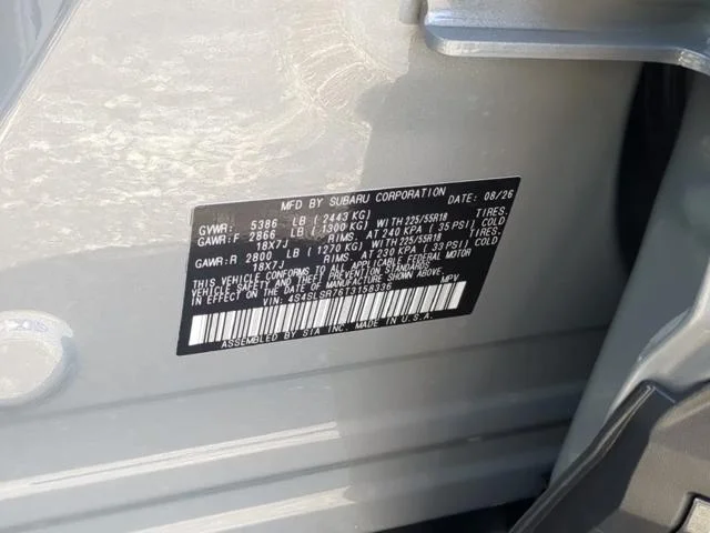 New 2026 RIVER ROCK PEARL Subaru Limited Hybrid image 36