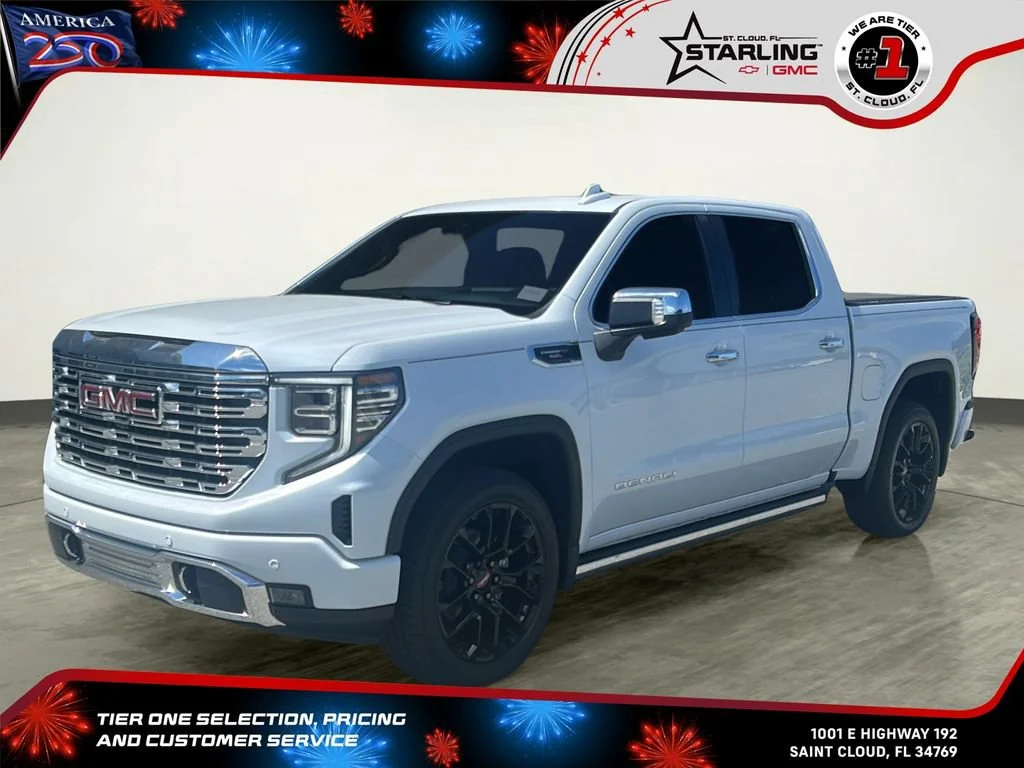 New 2026 Glacier White Tricoat GMC Denali image 1