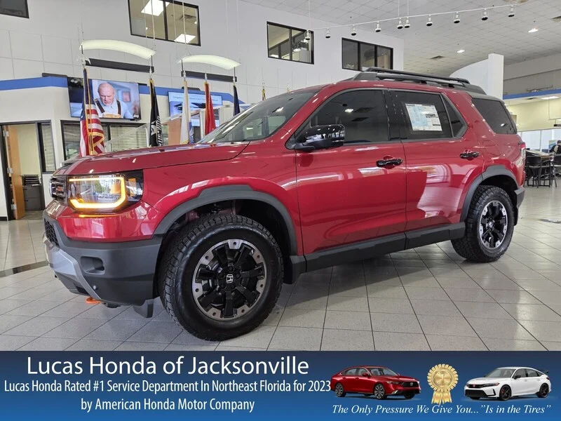 New 2026 Radiant Red Metallic Honda TRAILSPORT ELITE AWD image 1