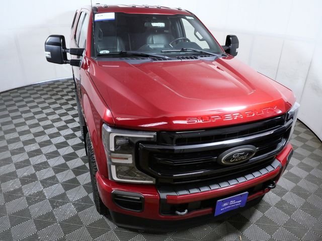 Certified Used 2022 Red Ford Lariat image 3