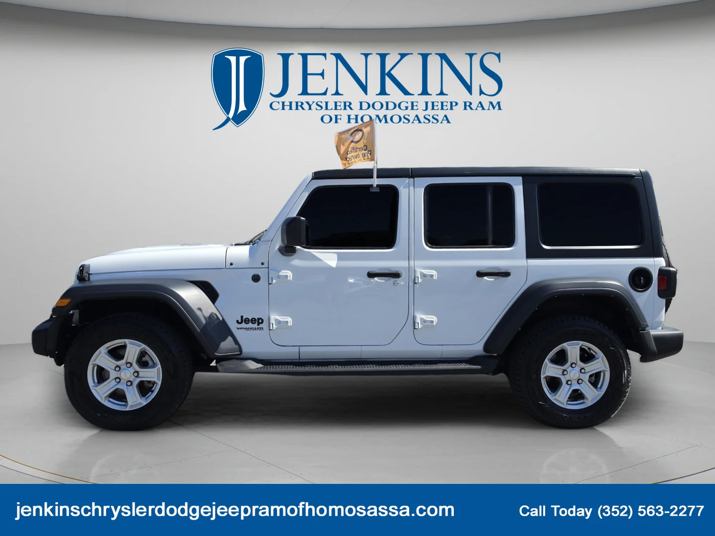 Used 2022 Bright White Clearcoat Jeep Unlimited Sport S image 8