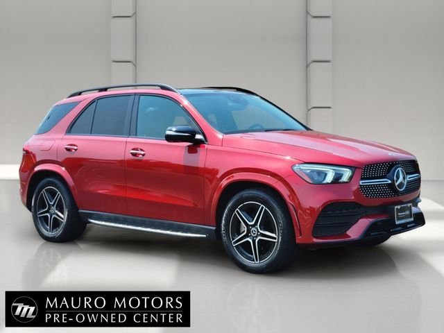 Certified Used 2022 Red Mercedes-Benz GLE 350 image 1