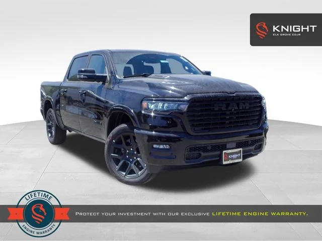New 2026 Diamond Black Crystal Pearl-Coat Exterior Paint RAM Laramie image 1