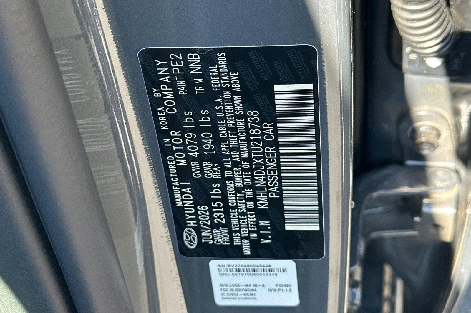 New 2026 Ecotronic Gray Hyundai Limited image 28