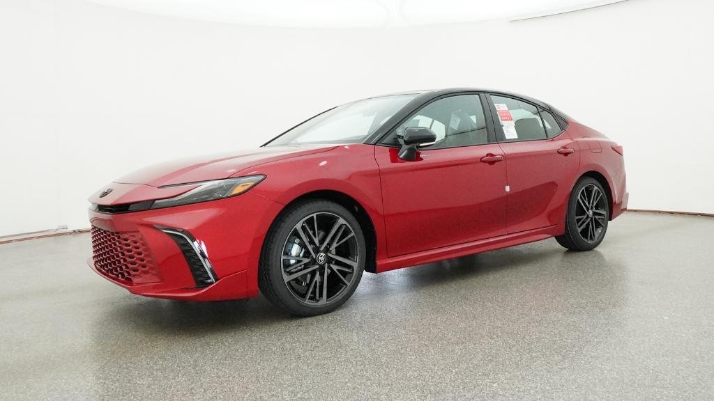 New 2026 Supersonic Red with Midnight Black Metallic roof Toyota XSE image 41