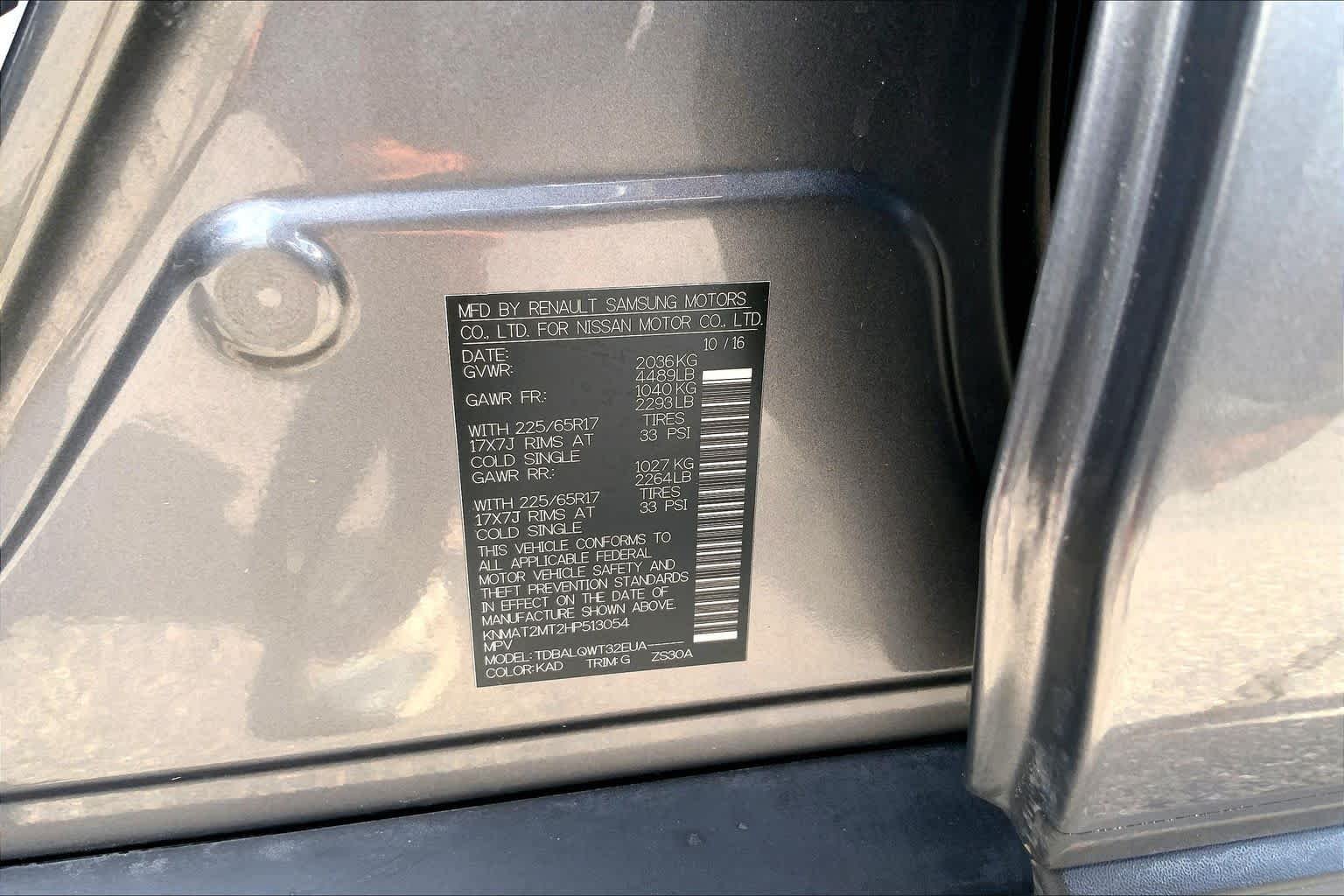 Used 2017 Gun Metallic Nissan SV image 28