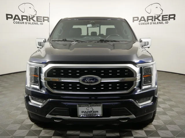 Used 2022 Antimatter Blue Metallic Ford Platinum image 3